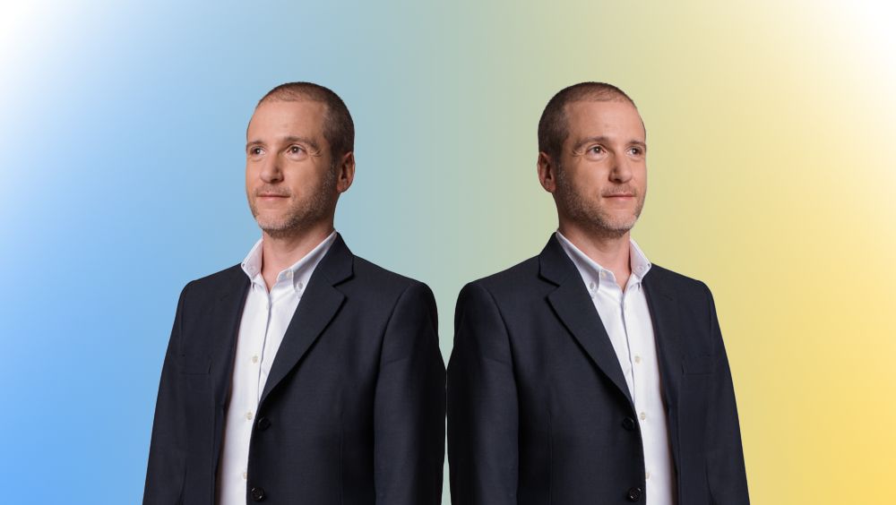 Marketing leader reviewing global vs local marketing strategy across multiple regions on a world map